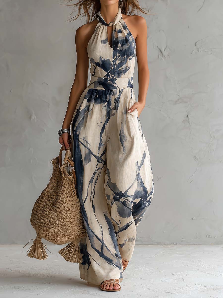 Conjunto Mila — Halter Estampado