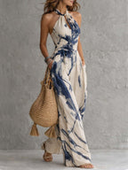 Conjunto Mila — Halter Estampado