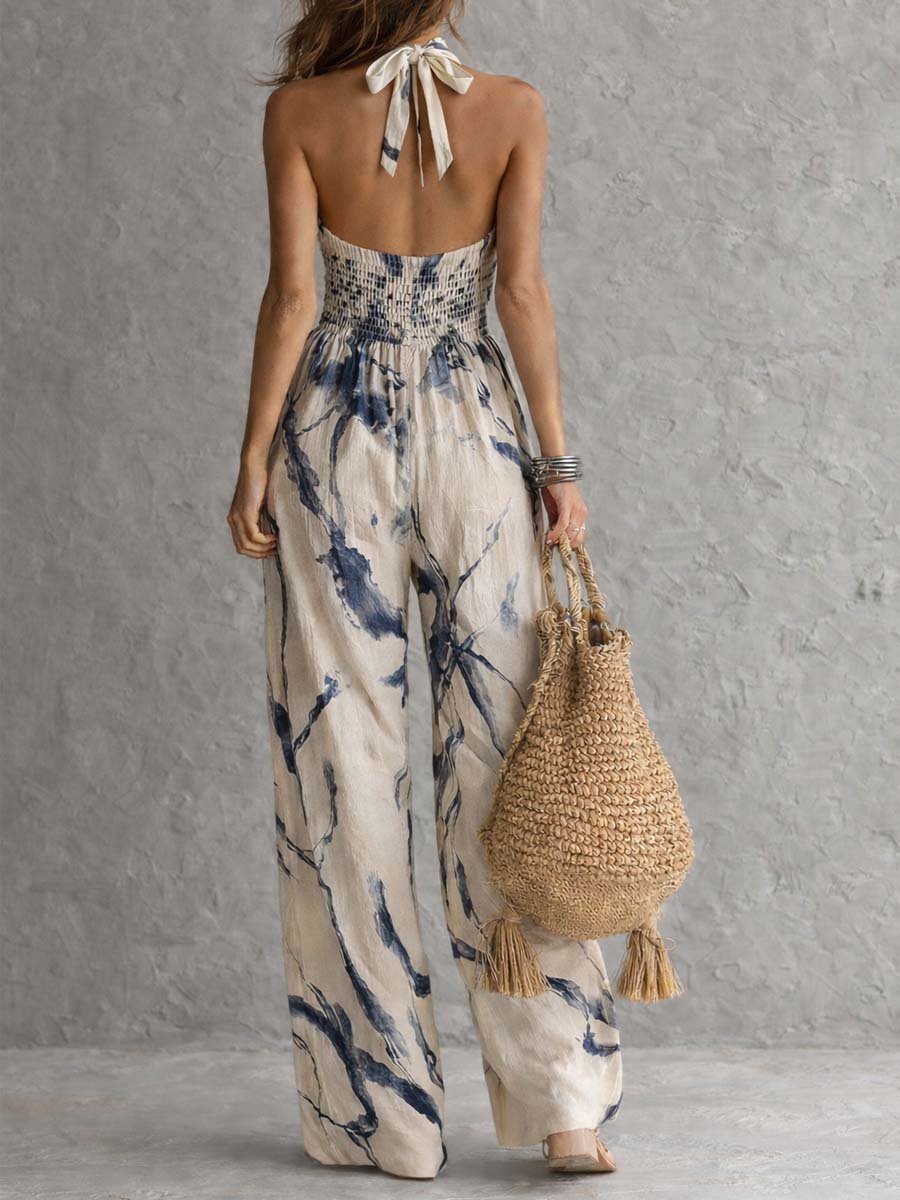 Conjunto Mila — Halter Estampado