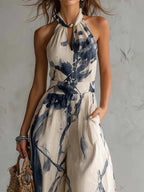 Conjunto Mila — Halter Estampado
