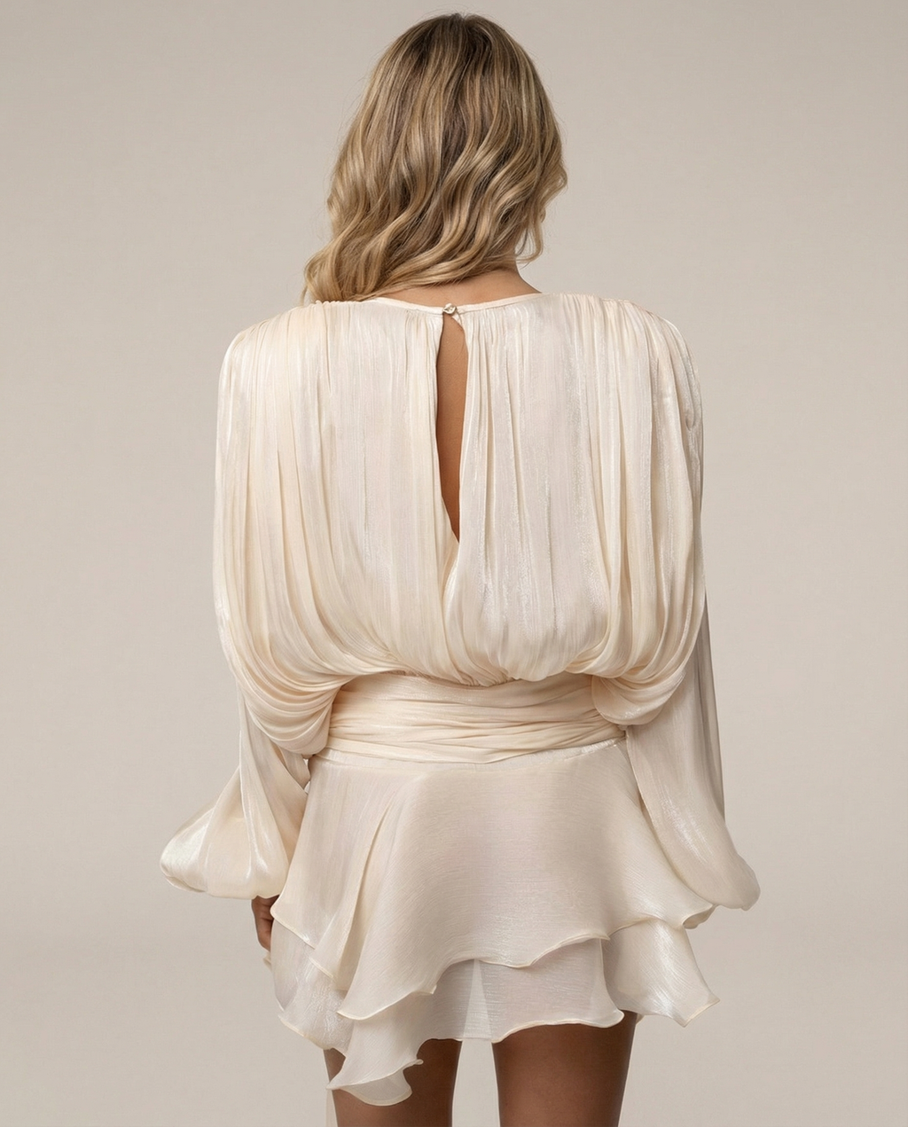 Vestido Mini Livia — Mini con Pliegues