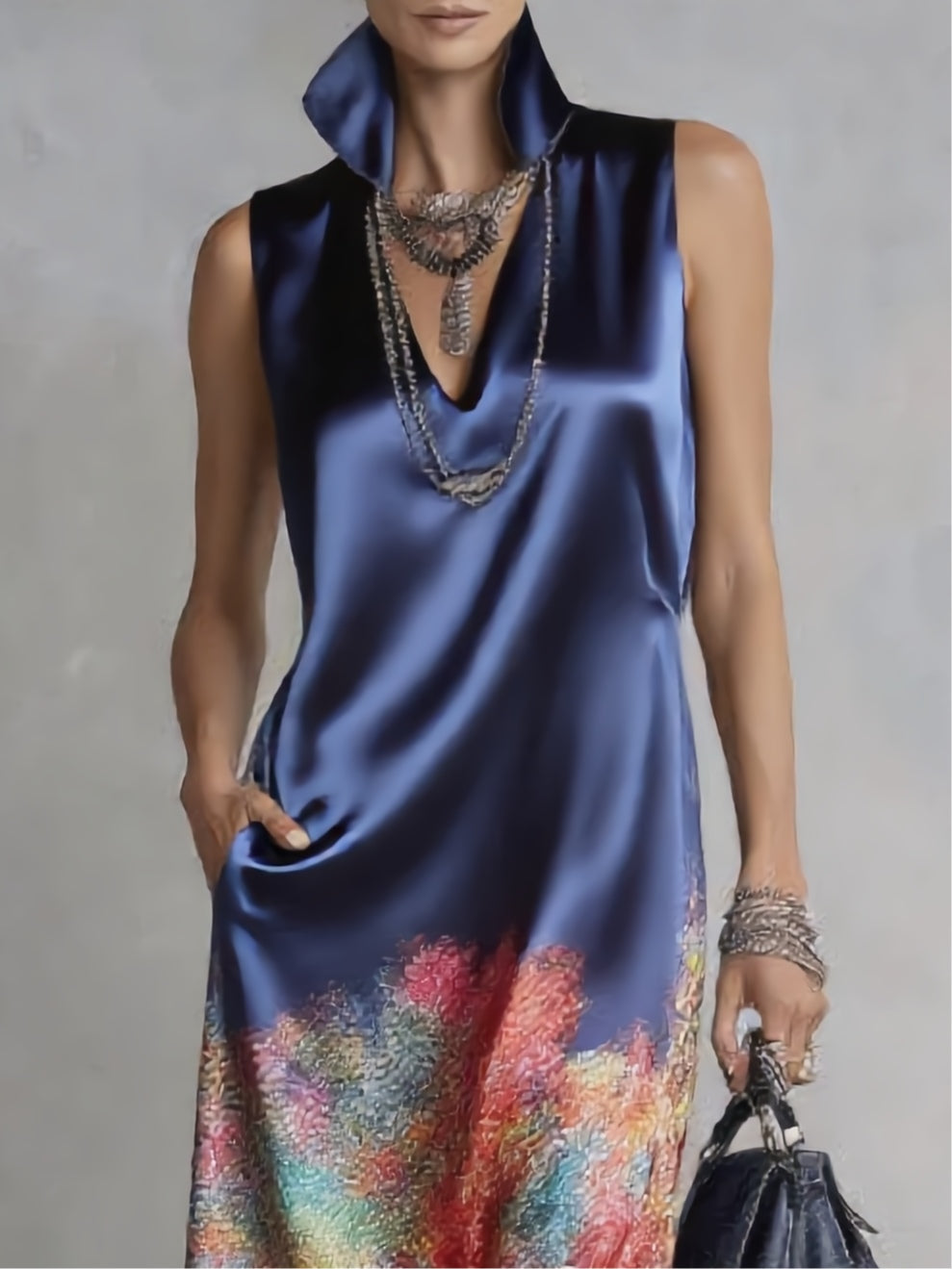Vestido Celeste