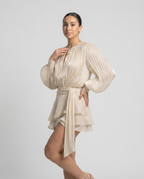 Vestido Mini Livia — Mini con Pliegues